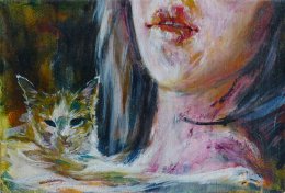 Kamil Kozub - Dievča s mačkou