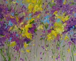 July Haluzova - Purple meadow