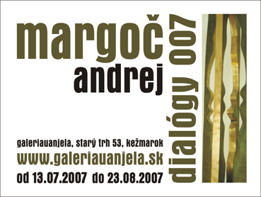 plagát - Andrej Margo�� - Dial��gy 007